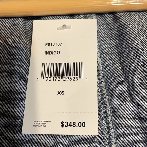 Free people x PRPS Goods Streetwear Oversized Japanese Denim Jacket Gorpcore - Picture 11 of 14